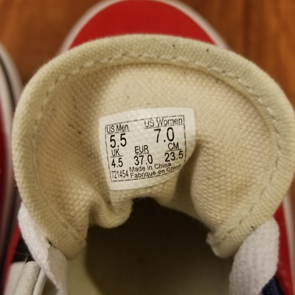 NWOT Patchwork Vans - Picture 7 of 7
